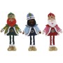 Décorations de Noël Home ESPRIT Multicouleur Rois Mages 30 X 15 X 66 CM (3 Unités)