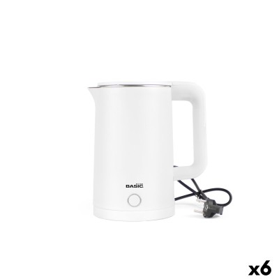 Kettle Basic Home White 1500 W 2 L (6 Units)
