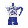 Italian Coffee Pot Bialetti MOKA D&G Blue Aluminium 6 Cups
