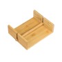 Napkin holder Quttin Brown Bamboo 21,7 x 18,7 x 7 cm (12 Units)