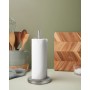 Kitchen Paper Holder Quttin Silver Steel 15 x 32 cm (12 Units)