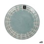 Flat Plate La Mediterránea Cuadric Ceramic Ø 21 cm (12 Units)