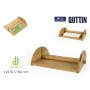 Napkin holder Quttin Brown Bamboo 22,5 x 17,5 x 7 cm (12 Units)