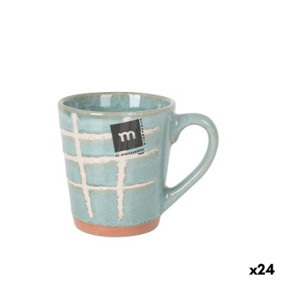 Tasse La Mediterránea Cuadric 220 ml Céramique (24 Unités)