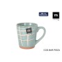Cup La Mediterránea Cuadric 220 ml Ceramic (24 Units)