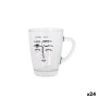 Tasse mug Survive Transparent 300 ml verre (24 Unités)