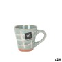 Cup La Mediterránea Cuadric 100 ml Ceramic (24 Units)
