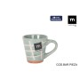 Tasse La Mediterránea Cuadric 100 ml Céramique (24 Unités)