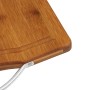 Cutting board Quttin Dark brown 39,5 x 30 x 1,5 cm (12 Units)