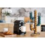 Coffee Capsule Organiser Quttin Black Bamboo Iron 19,5 x 9,5 x 41,5 cm Cactus (12 Units)