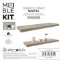 Shelve MobleKit Oak Wood 80 x 23,5 x 3,8 cm (6 Units)