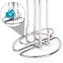 Coffee Capsule Organiser Quttin Silver Iron 10 x 9 x 37,5 cm (12 Units)