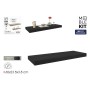 Shelve MobleKit Black Wood 60 x 23,5 x 3,8 cm (6 Units)