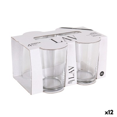 Set of glasses LAV BEST 520 ml Transparent Glass (12 Units)