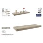 Etagère MobleKit Chêne Bois 60 x 23,5 x 3,8 cm (6 Unités)