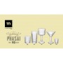 Verre La Mediterránea Phasai rio Transparent verre 350 ml (24 Unités)