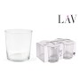 Set of glasses LAV BEST Transparent Glass 340 ml 4 Pieces (12 Units)
