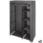 Wardrobe Max Home Dark grey 105 X 160 X 44 CM 2 Units