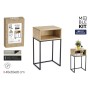 Table d'appoint MobleKit Marron Noir 40 x 30 x 68 cm (3 Unités)
