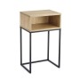 Table d'appoint MobleKit Marron Noir 40 x 30 x 68 cm (3 Unités)