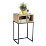 Table d'appoint MobleKit Marron Noir 40 x 30 x 68 cm (3 Unités)