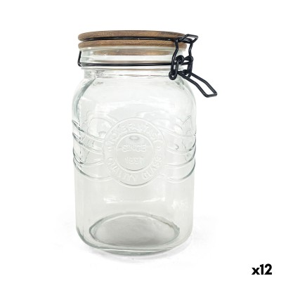 Jar La Mediterránea Transparent 1,5 L (12 Units)