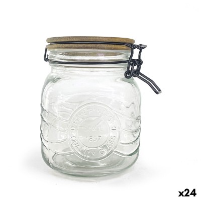 Bocal La Mediterránea Transparent 1 L (24 Unités)