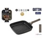 Grill pan Quttin LEATHER Brown Black Cast aluminium 28 x 28 cm (6 Units)