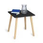 Table d'appoint MobleKit Marron Noir 40 x 40 x 40 cm (2 Unités)