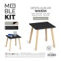Table d'appoint MobleKit Marron Noir 40 x 40 x 40 cm (2 Unités)