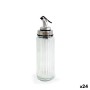 Cruet Quttin OTTICO Transparent Silver Glass 250 ml (24 Units)