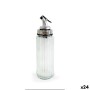 Cruet Quttin OTTICO Transparent Silver Glass 250 ml (24 Units)