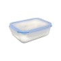 Lunch box Quttin Blue Transparent Rectangular 1L (6 Units)