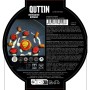 Wok Pan Quttin Universe Black Toughened aluminium Ø 28 cm (6 Units)