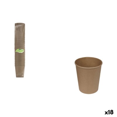 Set de Verres Algon Marron Carton 120 ml 50 Pièces (18 Unités)