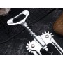 Bottle Opener with Corkscrew Quttin 18 x 7 x 4 cm Silver (18 Units)