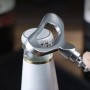Bottle Opener with Corkscrew Quttin 18 x 7 x 4 cm Silver (18 Units)