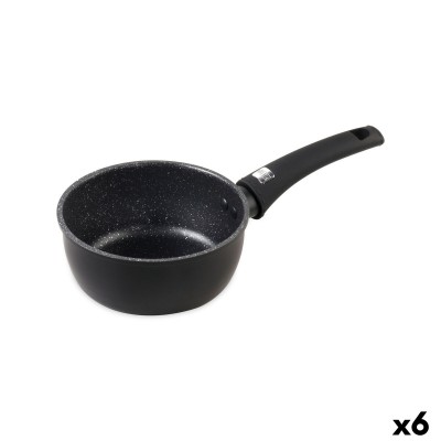 Saucepan Quttin UNIVERSE Black Aluminium Ø 16 cm 16 x 7,5 cm (6 Units)