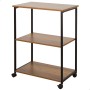 Étagère Max Home Fer Bois MDF 3 Etagères 48 X 62 X 30 CM
