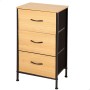 Chest of drawers Max Home Black Modern 40 X 75 X 30 CM