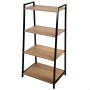 Étagère Max Home Fer Bois MDF 4 Etagères 43 X 90 X 30 CM