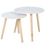 Set of 2 tables Max Home White 48 x 45 x 48 cm