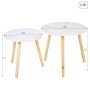 Jeu de 2 tables Max Home Blanc 48 x 45 x 48 cm