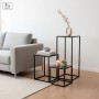 Set of 3 small tables Max Home 30 x 90 x 30 cm