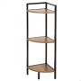 Étagère Max Home Noir Fer Bois MDF 24 x 80 x 24 cm