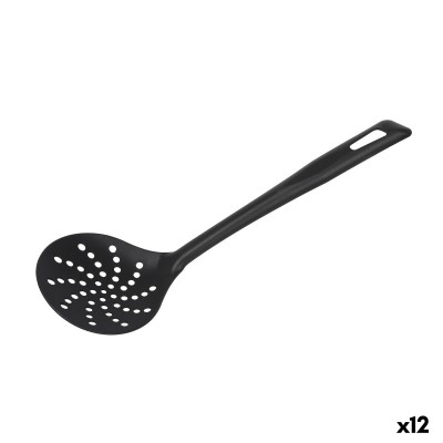 Écumoire Quttin PRO Noir Nylon 35 x 10,6 x 7,9 cm (12 Unités)