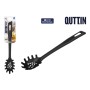 Pasta Spoon Quttin PRO Black Nylon 33 x 6,5 x 4,5 cm (18 Units)