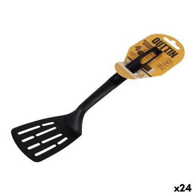 Kitchen Spatula Quttin   Nylon 32 x 7,5 x 6 cm Black (24 Units)