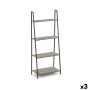 Shelves MobleKit Black Grey Wood Metal 60 x 34,5 x 150 cm (3 Units)