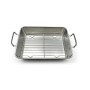 Baking tray Quttin Silver Steel 25,5 x 20 x 5,5 cm (12 Units)